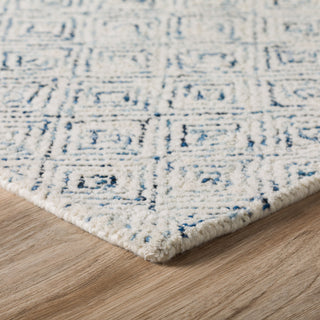 Dalyn Zoe ZZ1 Navy Area Rug Corner