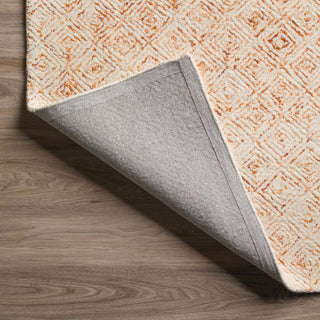 Dalyn Zoe ZZ1 Orange Area Rug Backing