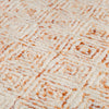 Dalyn Zoe ZZ1 Orange Area Rug Close Up 