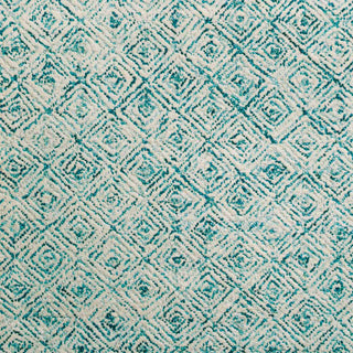 Dalyn Zoe ZZ1 Teal Area Rug Close Up 