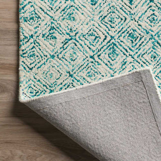 Dalyn Zoe ZZ1 Teal Area Rug Backing 