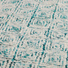 Dalyn Zoe ZZ1 Teal Area Rug Close Up 
