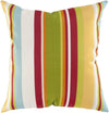 Surya Storm Multi-Dimensional Stripe Cover ZZ-418 Pillow 18 X 18 X 4 Poly filled