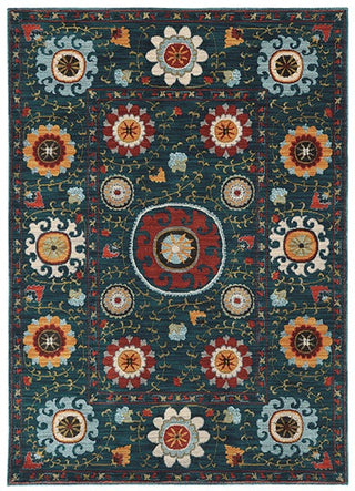 Oriental Weavers Sedona 6408B Blue/Multi Area Rug Main Image  Featured