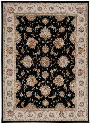 Nourison Serenade SRD01 Black Area Rug by Michael Amini