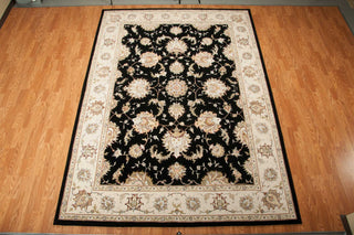 Nourison Serenade SRD01 Black Area Rug by Michael Amini